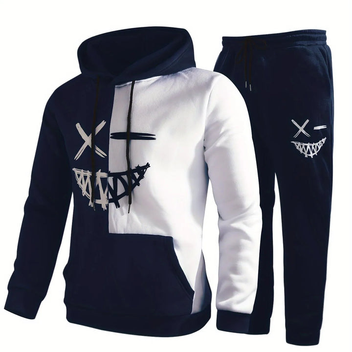 Relaxed Fit Soft Touch Hoodie with Trousers Set