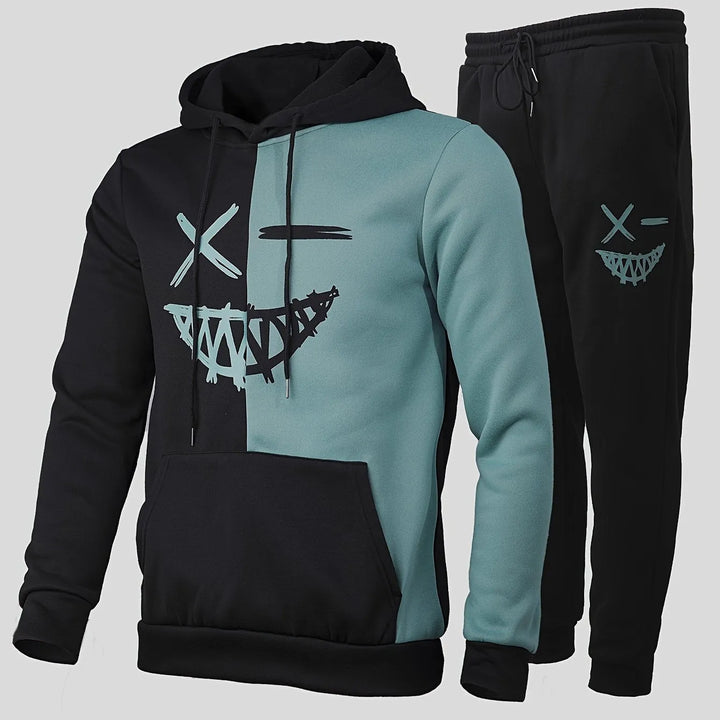 Relaxed Fit Soft Touch Hoodie with Trousers Set