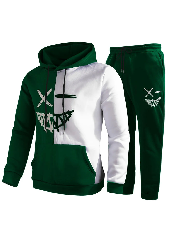 Relaxed Fit Soft Touch Hoodie with Trousers Set