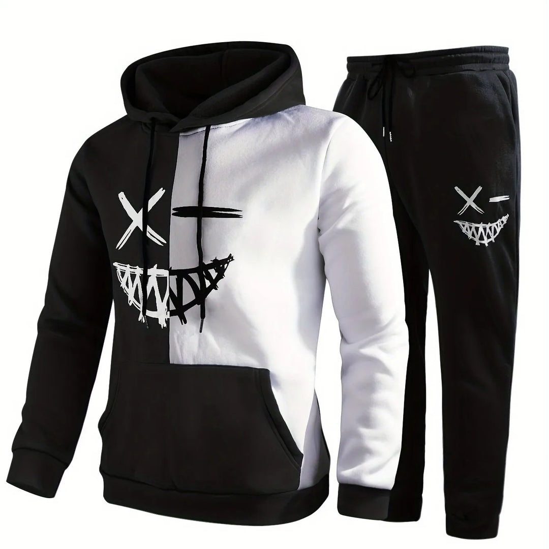 Relaxed Fit Soft Touch Hoodie with Trousers Set