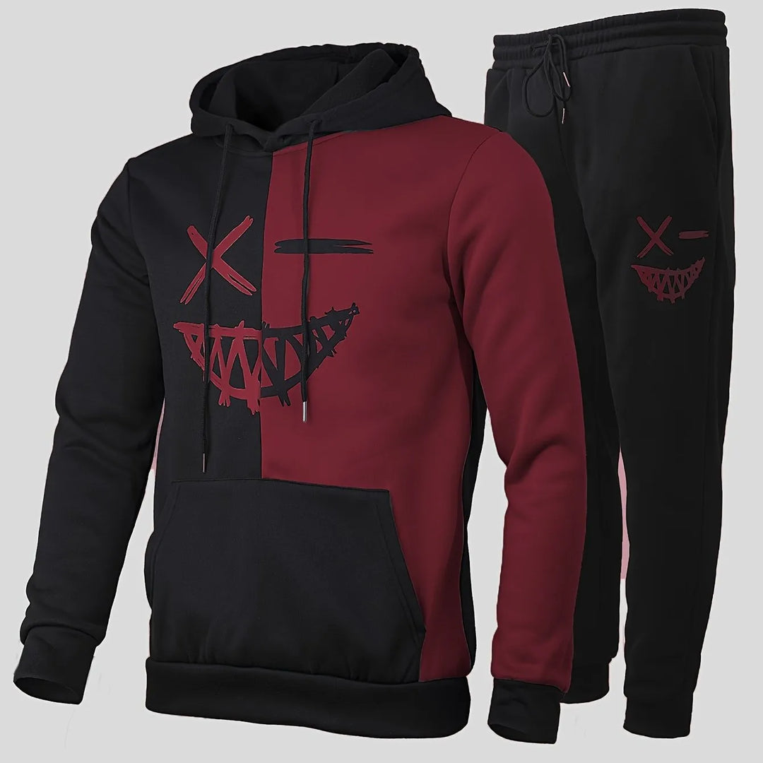 Relaxed Fit Soft Touch Hoodie with Trousers Set