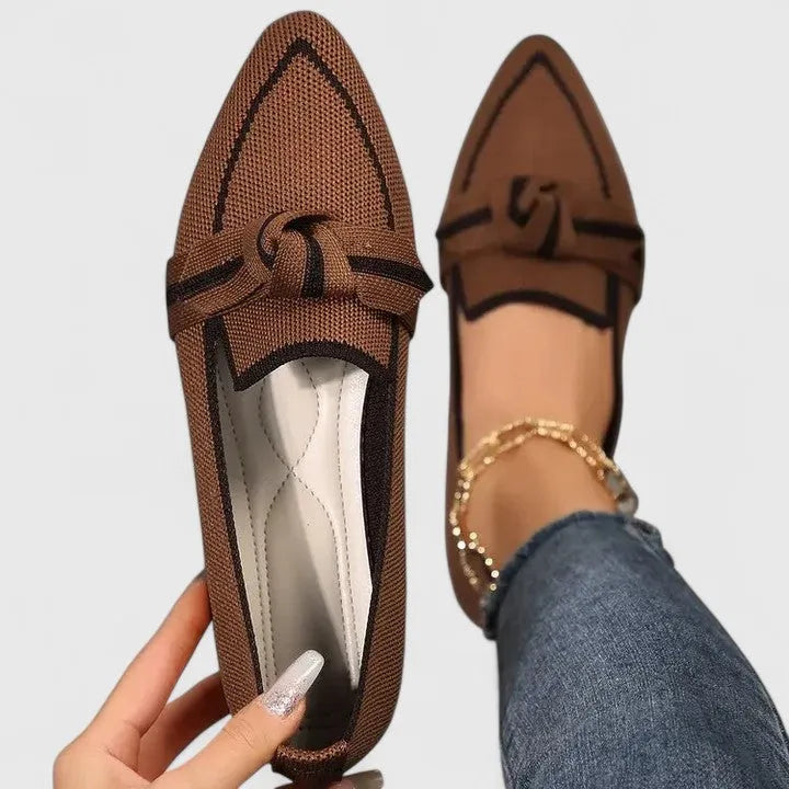 Women's Soft Flat Loafers with Pointed Toe