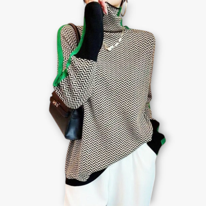 Women's Turtleneck Sweater | roll neck