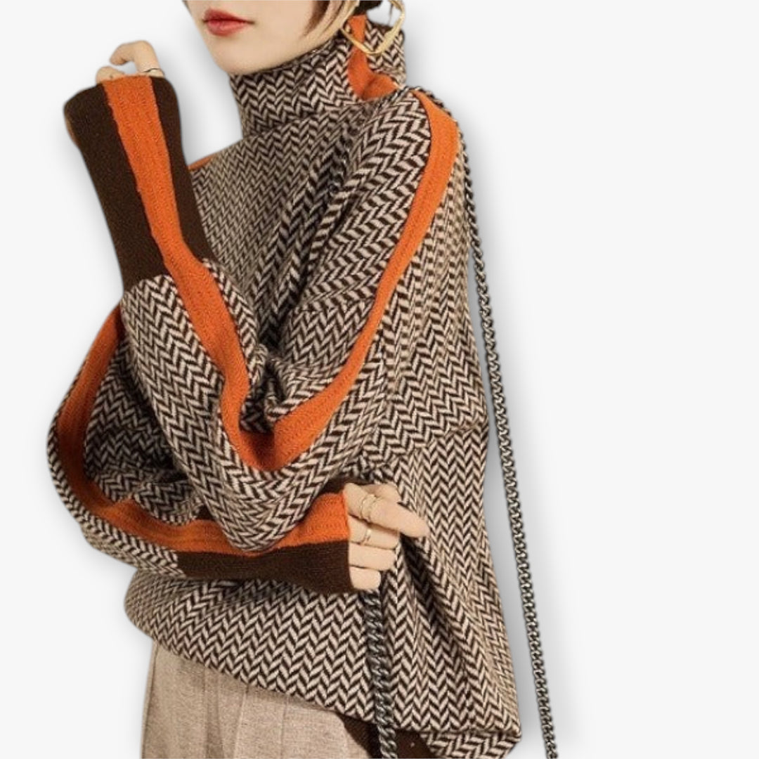 Women's Turtleneck Sweater | roll neck