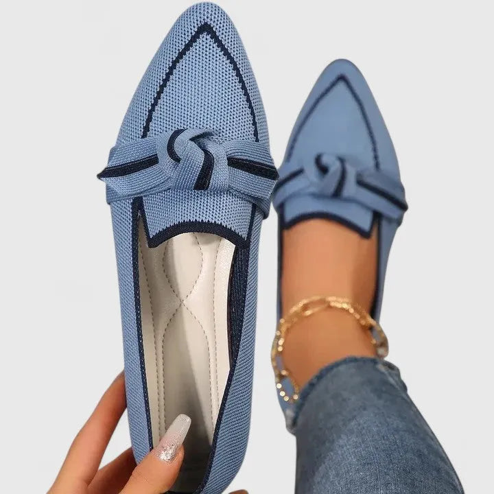 Women's Soft Flat Loafers with Pointed Toe