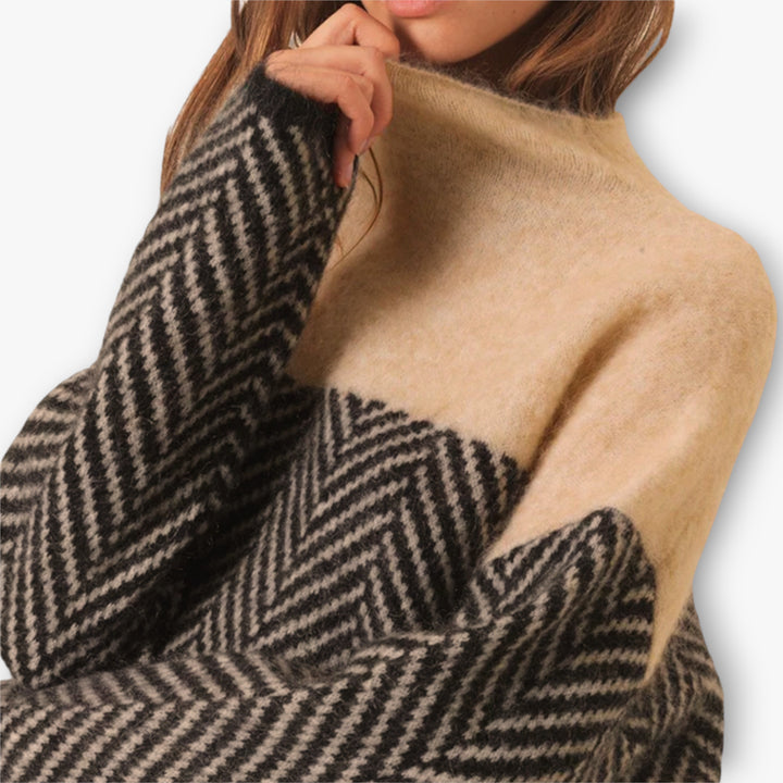 Women's Turtleneck Sweater | knitted