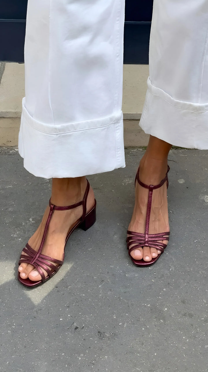 Women’s Casual Block Heel Sandals with Adjustable Strap