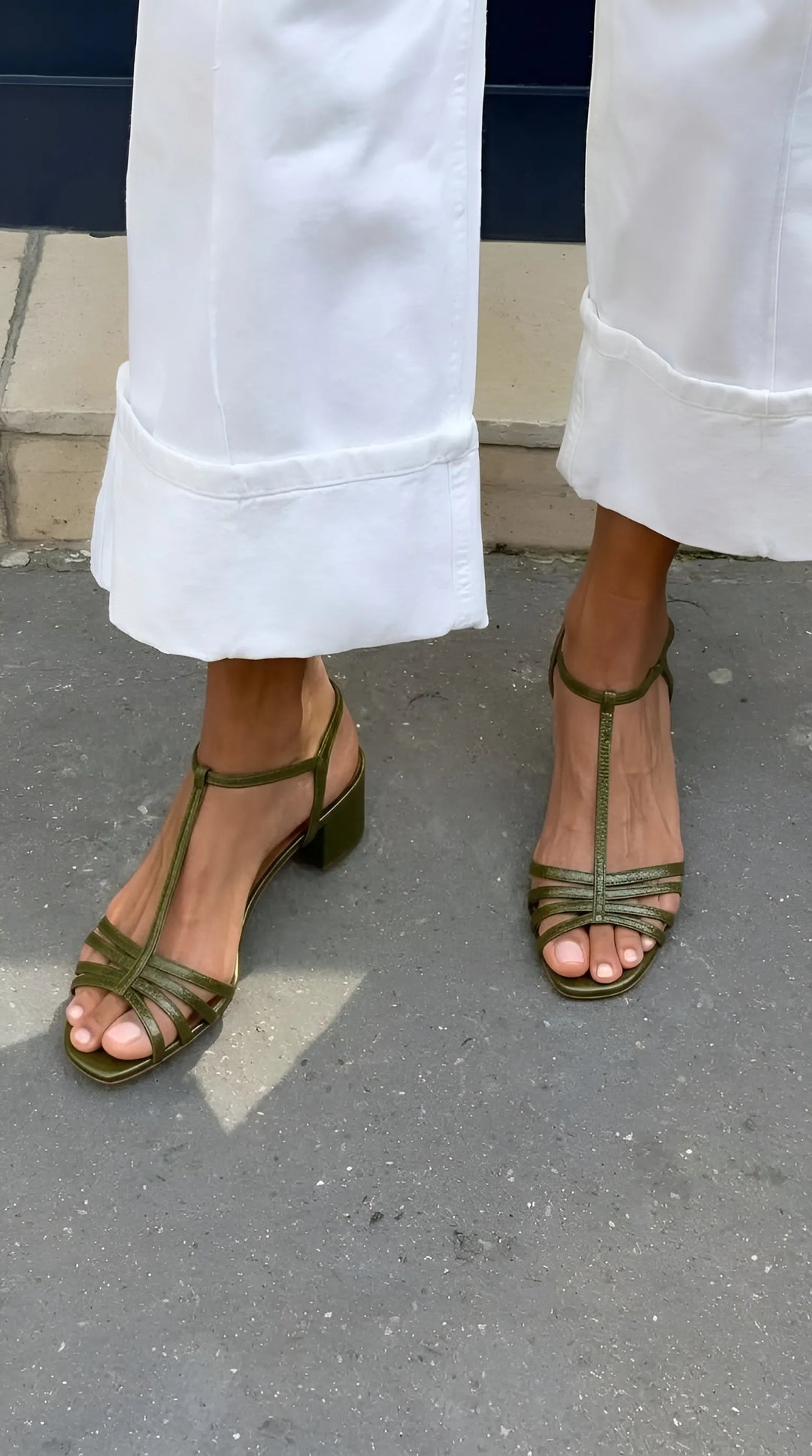 Women’s Casual Block Heel Sandals with Adjustable Strap