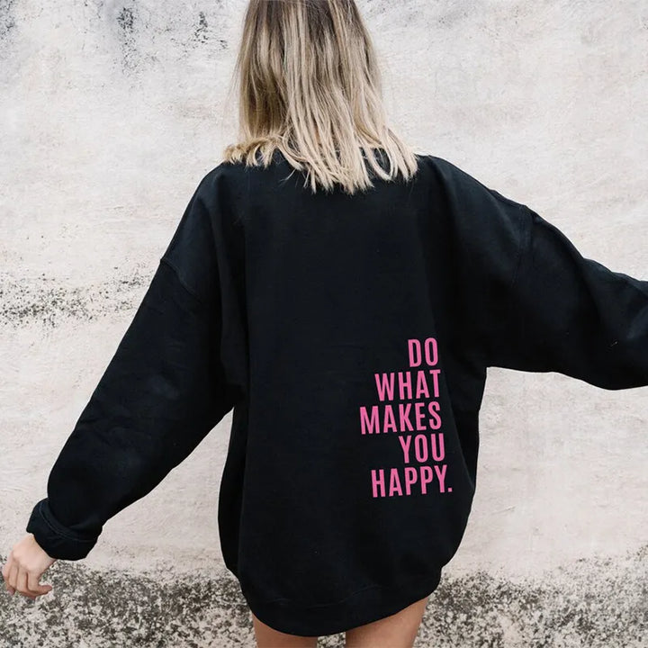 Women’s Casual Hoodie with Long Sleeves and Relaxed Fit