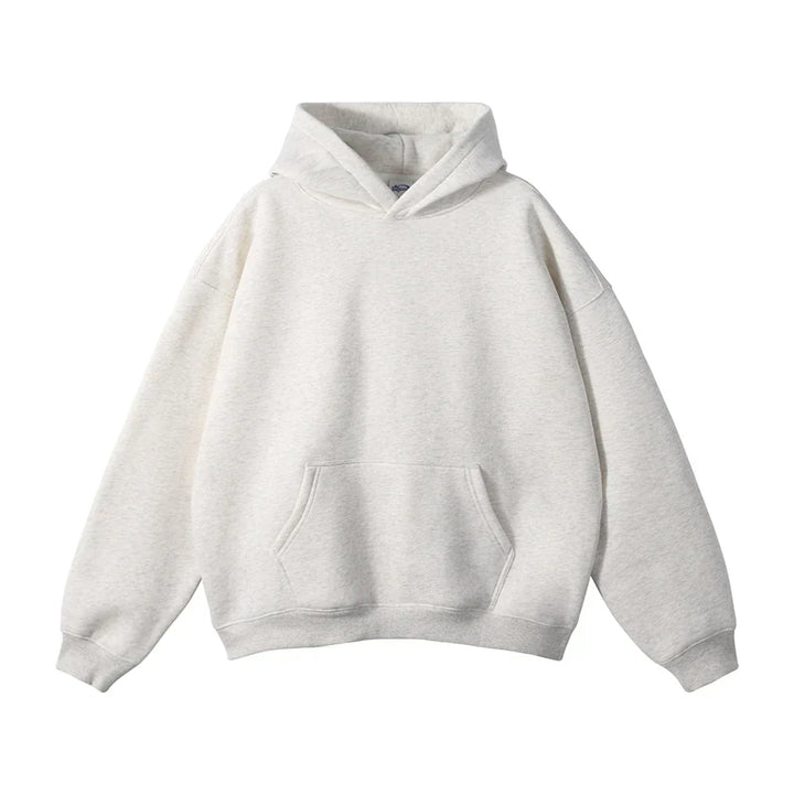 Women's Casual Hoodie with Relaxed Fit and Ribbed Cuffs
