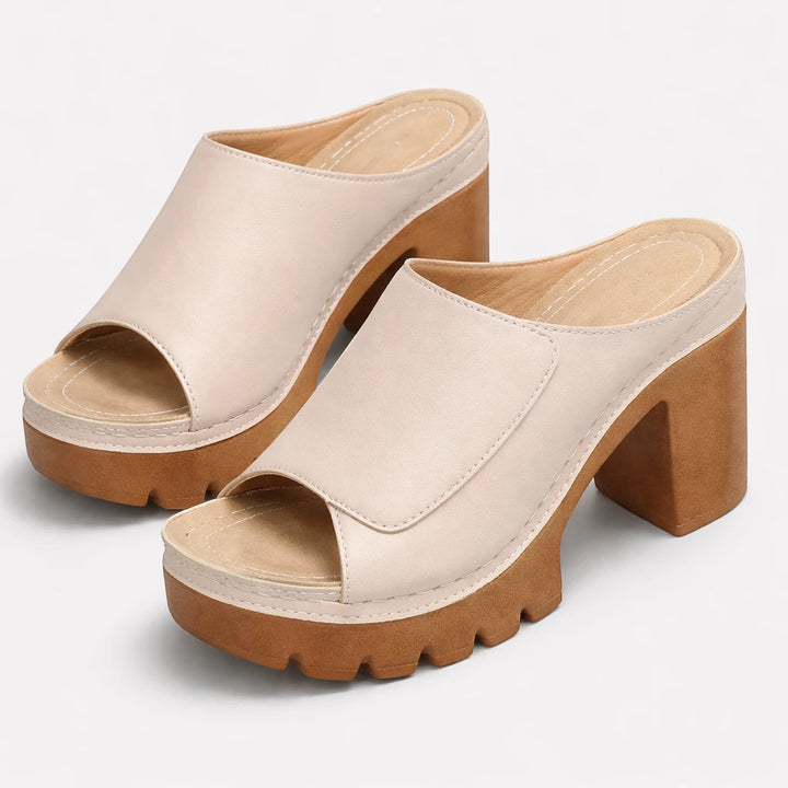 Women's Chunky Platform Sandals with Cushioned Footbed