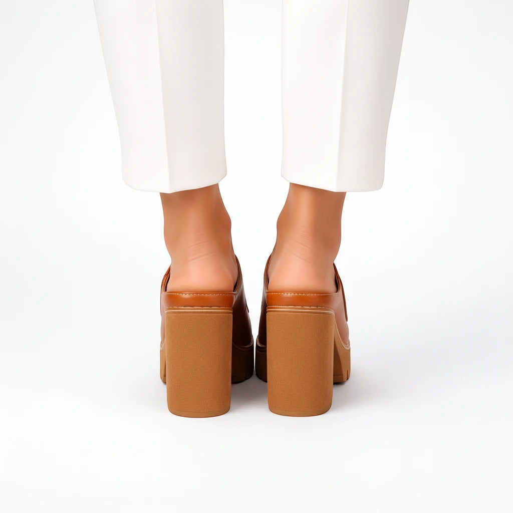 Women's Chunky Platform Sandals with Cushioned Footbed