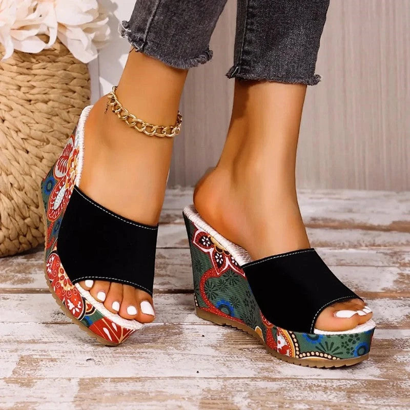 Women's Chunky Platform Sandals with Non Slip Sole