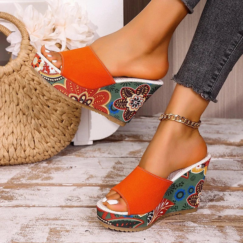 Women's Chunky Platform Sandals with Non Slip Sole