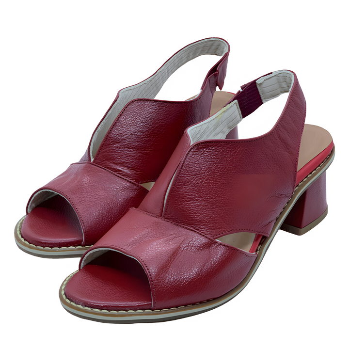 Women's Comfy Block Heel Sandals with Non Slip Sole