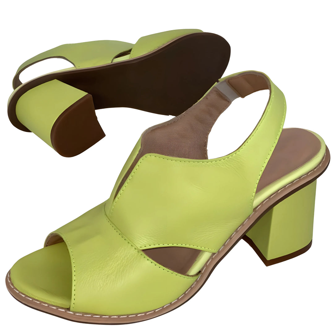 Women's Comfy Block Heel Sandals with Non Slip Sole