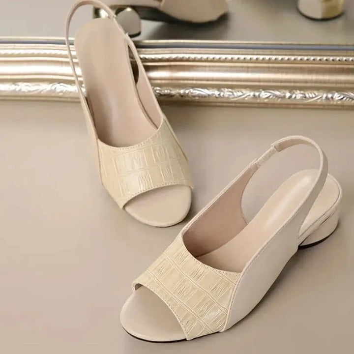 Women's Comfy Block Heel Sandals with Cushioned Footbed