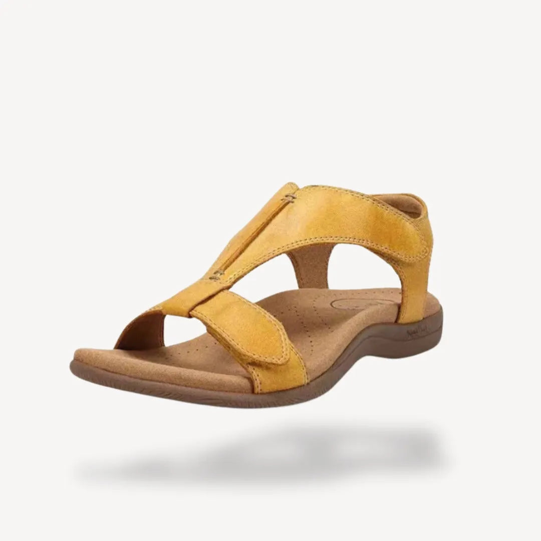 Women's Comfy Flat Sandals with Arch Support and Lightweight Sole