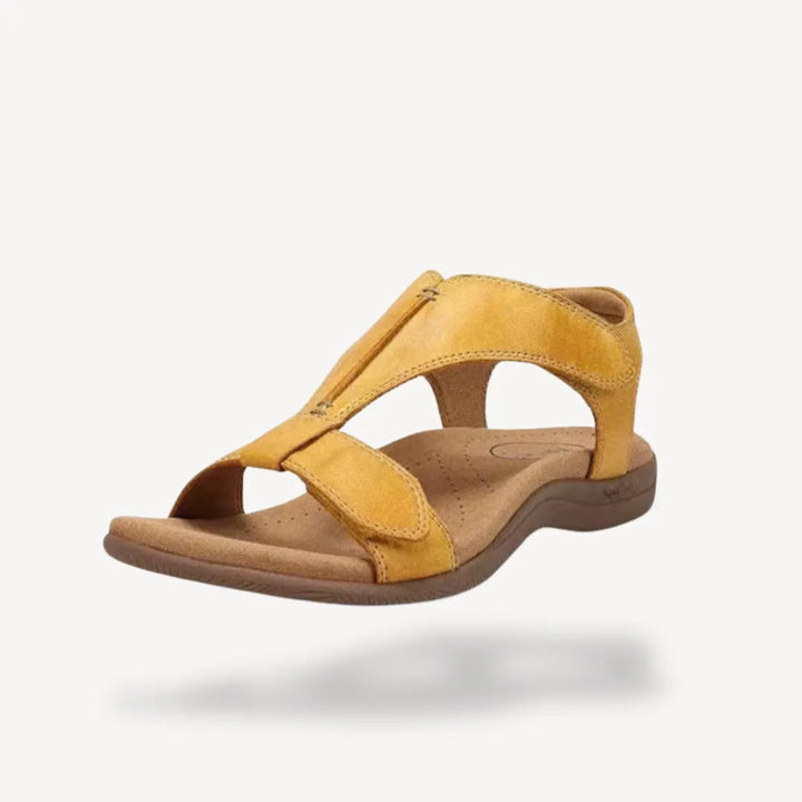 Women's Comfy Flat Sandals with Arch Support and Lightweight Sole
