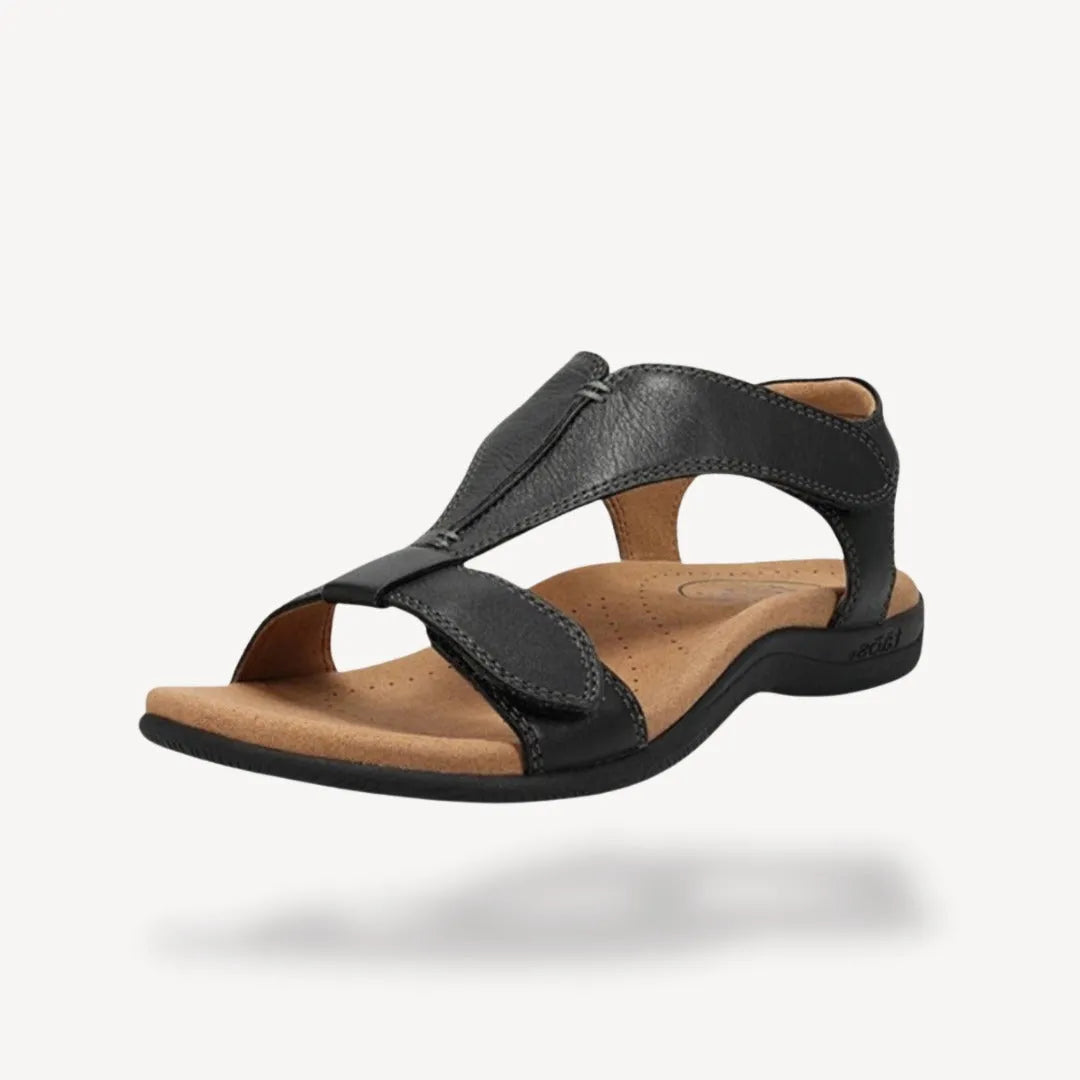 Women's Comfy Flat Sandals with Arch Support and Lightweight Sole