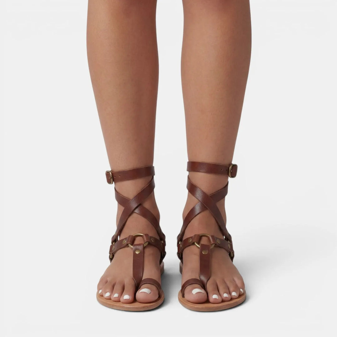 Women's Comfy Flat Sandals with Cushioned Footbed
