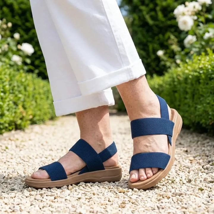 Women's Comfy Flat Sandals with Cushioned Insole