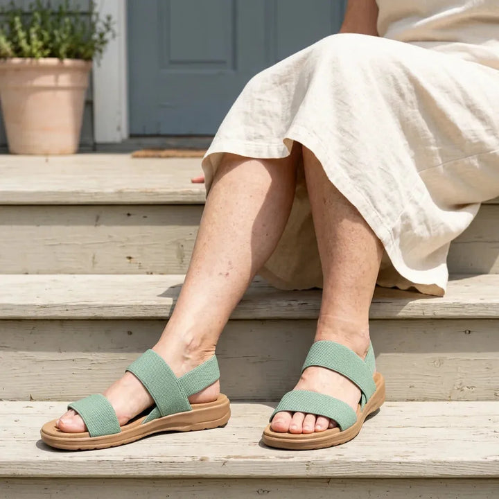 Women's Comfy Flat Sandals with Cushioned Insole
