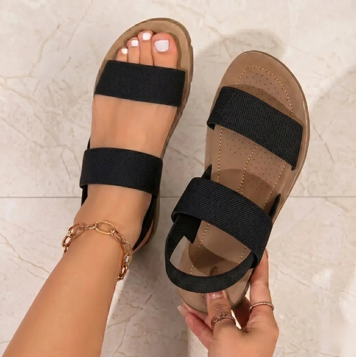 Women's Comfy Flat Sandals with Cushioned Insole