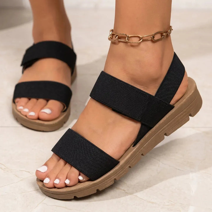 Women's Comfy Flat Sandals with Cushioned Insole