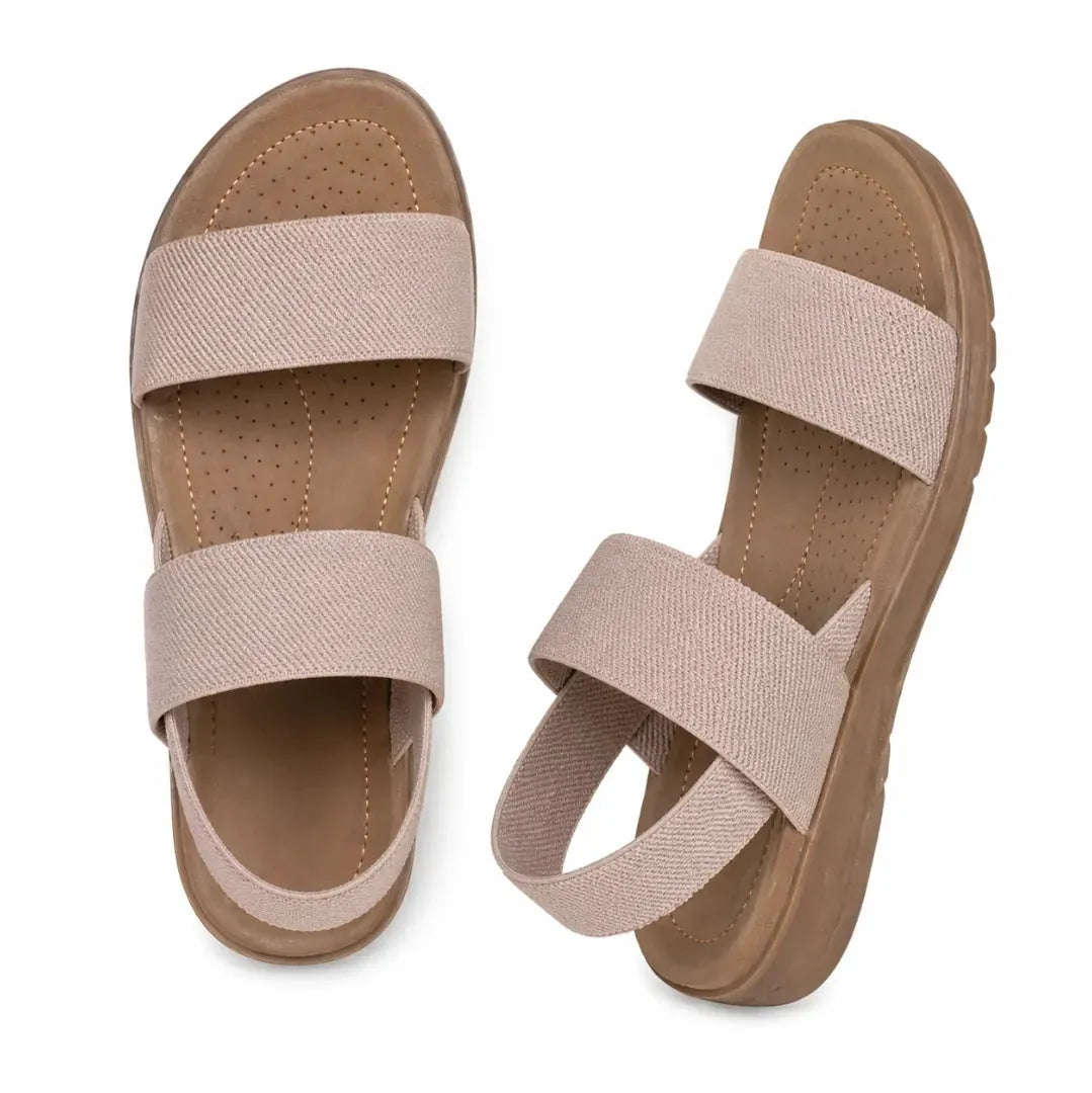 Women's Comfy Flat Sandals with Cushioned Insole