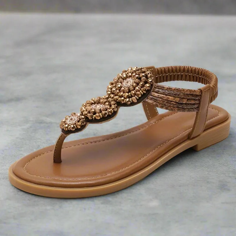 Women's Comfy Flat Sandals with Soft Lining
