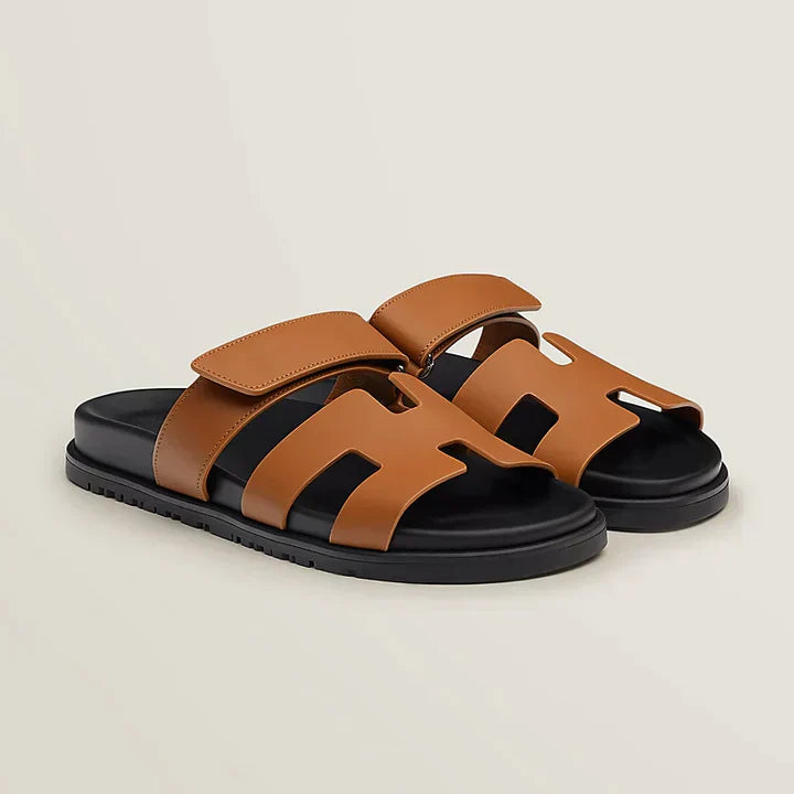 Women's Comfy Flat Sandals with Wide Strap