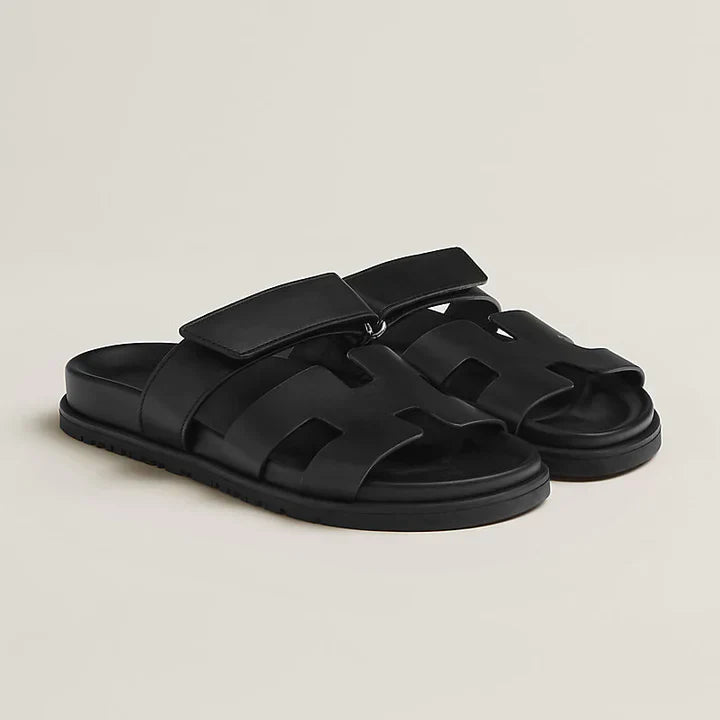 Women's Comfy Flat Sandals with Wide Strap