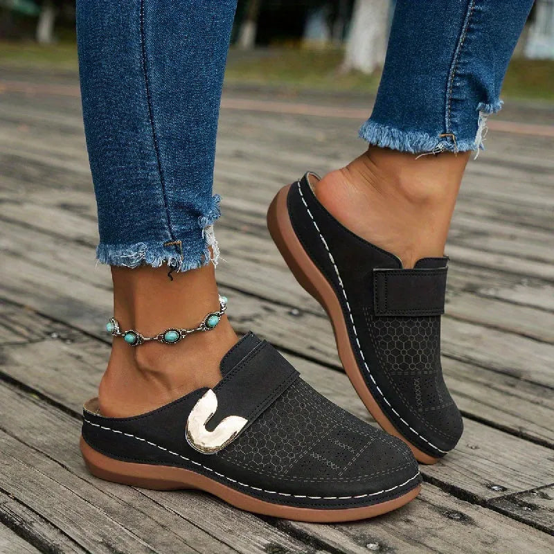 Women's Comfy Flat Sandals with Non Slip Sole