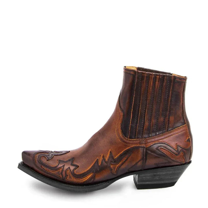 Women's Comfy Heeled Cowboy Boots with Non Slip Sole