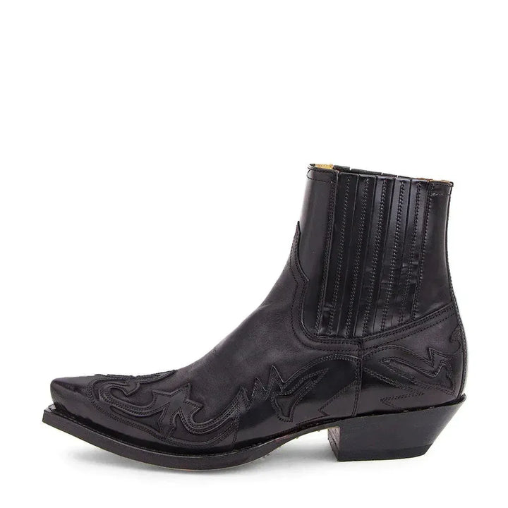Women's Comfy Heeled Cowboy Boots with Non Slip Sole