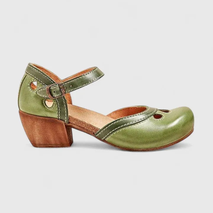 Women's Comfy Heeled Sandals with Arch Support