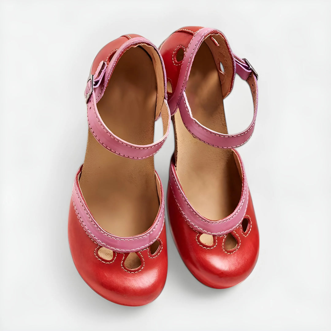 Women's Comfy Heeled Sandals with Arch Support
