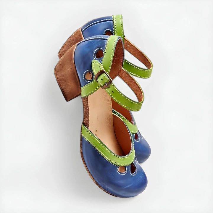 Women's Comfy Heeled Sandals with Arch Support