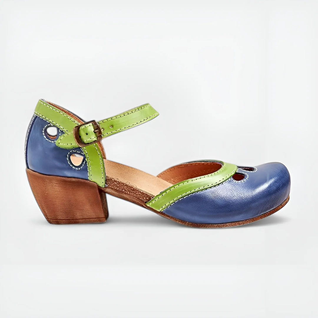 Women's Comfy Heeled Sandals with Arch Support