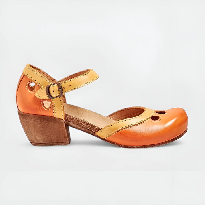 Women's Comfy Heeled Sandals with Arch Support