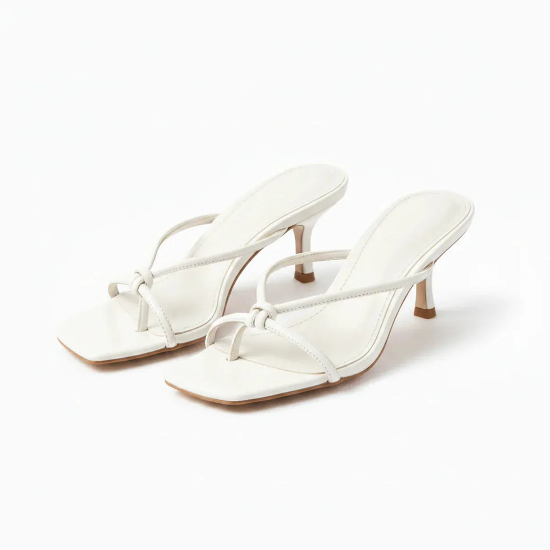 Women's Comfy Heeled Sandals with Cushioned Footbed