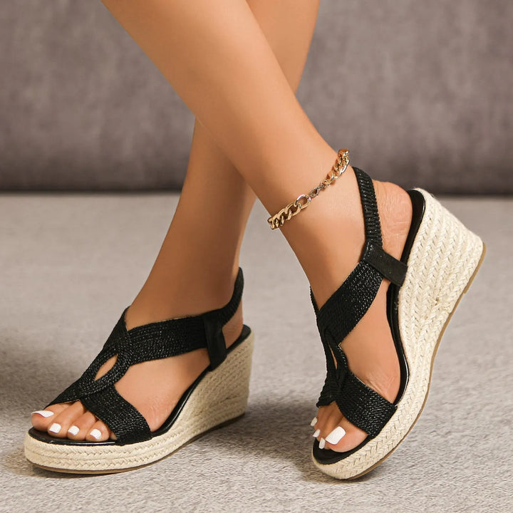 Women's Comfy Platform Sandals with Anti Slip Sole