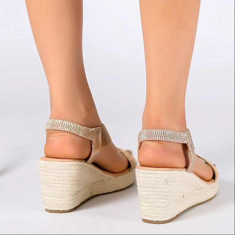 Women's Comfy Platform Sandals with Anti Slip Sole