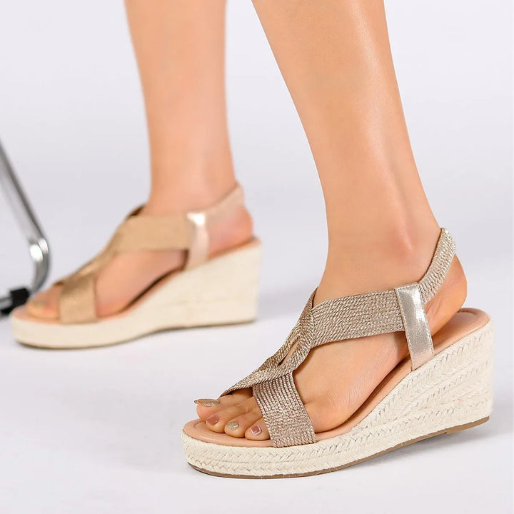 Women's Comfy Platform Sandals with Anti Slip Sole