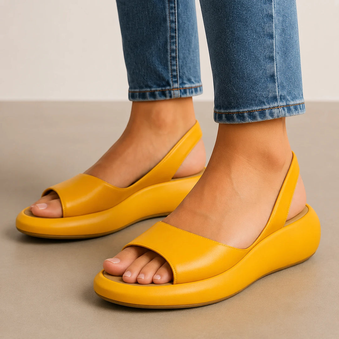 Women's Comfy Platform Sandals with Cushioned Insole