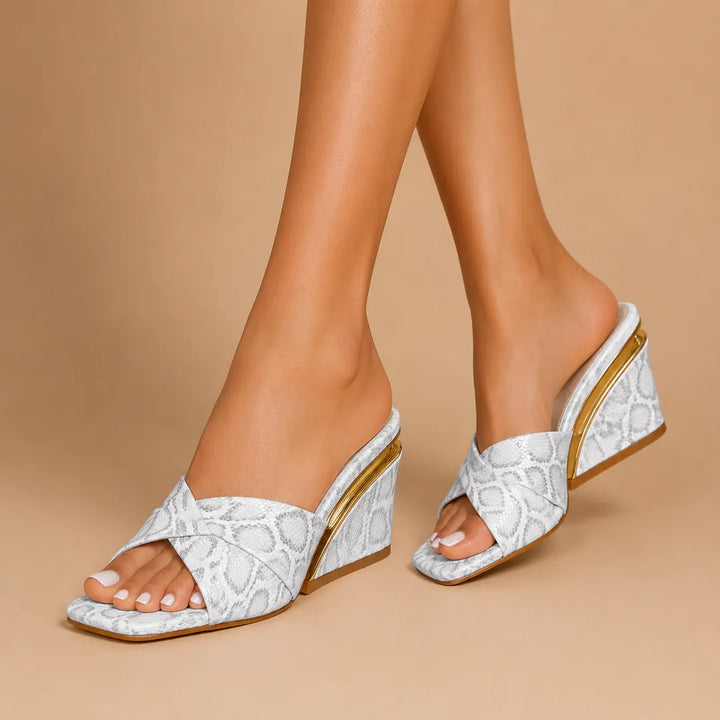 Women's Comfy Platform Sandals with Heeled