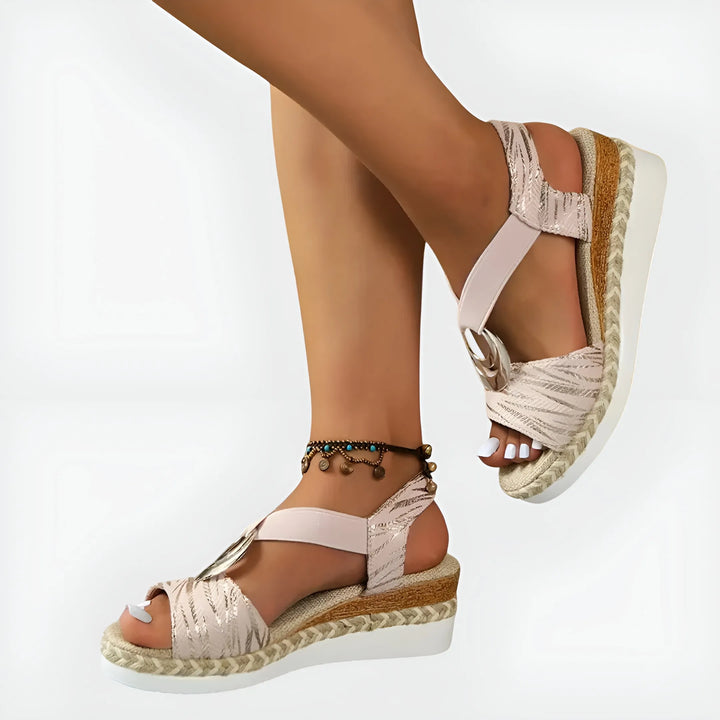 Women's Comfy Platform Sandals with Lightweight Sole