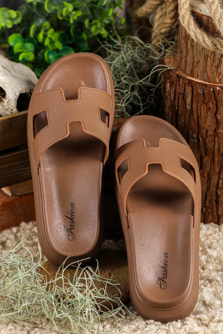 Women's Comfy Platform Sandals with Soft Lining