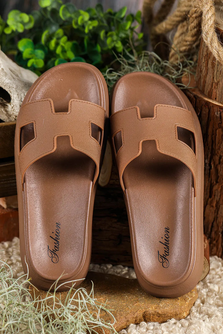 Women's Comfy Platform Sandals with Soft Lining